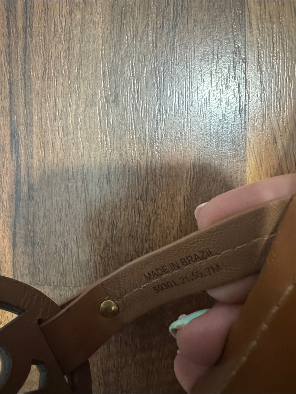 Tory Burch Miller Leather Toe-Loop Sandals in Brown - Picture 4 of 4